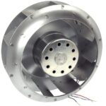 8007005281 19039848A, Fan Motorized Impellers 24VDC Round - 175mm Dia Ball 275.0 CFM (7.70m³/min) 3 Wire Leads Hirschmann