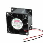 8006897041 ME6038L24B-FSR, Fan Tubeaxial 24VDC Square - 60mm L x 60mm H Ball 35.5 CFM (0.994m³/min) 2 Wire Leads Hirschmann