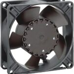 8005796263 3312NH3, Fan Tubeaxial 12VDC Square - 92mm L x 92mm H Ball 78.0 CFM (2.18m³/min) 2 Wire Leads Hirschmann