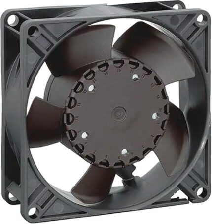 8006059079 3318NH3, Fan Tubeaxial 48VDC Square - 92mm L x 92mm H Ball 78.0 CFM (2.18m³/min) 2 Wire Leads Hirschmann