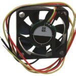 8005184037 OD4010-24HB02A, DC Fans DC Fan, 40x40x10mm, 24VDC, 7CFM, Ball, 2xWire 26AWG, Alarm Output Open Collector Hirschmann