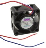 8006858060 G4020H24B-RSR-EM, Fan Tubeaxial 24VDC Square - 40mm L x 40mm H Ball 11.0 CFM (0.308m³/min) 2 Wire Leads Hirschmann