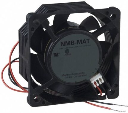 8006916629 FBL06A24U1A, Fan Tubeaxial 24VDC Square - 60mm L x 60mm H Hydro-wave (HWB) 15.9 CFM (0.445m³/min) 2 Wire Leads Hirschmann