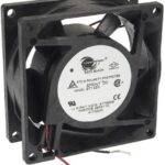 8005835400 19030829A, Fan Tubeaxial 5VDC Square - 80mm L x 80mm H Ball 33.0 CFM (0.924m³/min) 2 Wire Leads Hirschmann