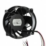 8006129578 THD2048HT, Fan Tubeaxial 48VDC Round - 200mm Dia Ball 1026.8 CFM (28.75m³/min) 4 Wire Leads Hirschmann