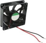 8006038550 EE92251B2-000U-999, Fan Tubeaxial 12VDC Square - 92mm L x 92mm H Ball 45.0 CFM (1.26m³/min) 2 Wire Leads Hirschmann