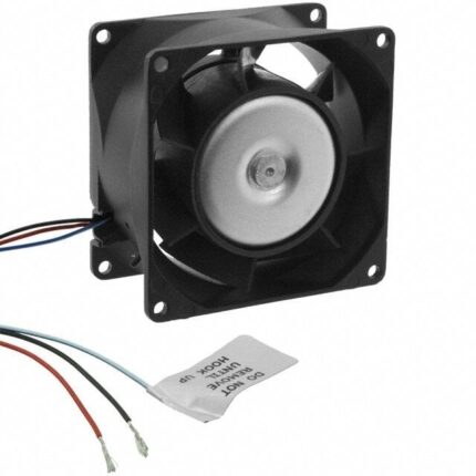 8005865653 19030769A, Fan Tubeaxial 48VDC Square - 79.8mm L x 79.8mm H Ball 35.0 CFM (0.980m³/min) 3 Wire Leads Hirschmann