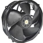8006744904 R200A0-051-D0760, Fan Tubeaxial 48VDC Round - 200mm Dia Ball 783.0 CFM (21.92m³/min) 4 Wire Leads Hirschmann