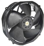 8006744904 R200A0-051-D0760, Fan Tubeaxial 48VDC Round - 200mm Dia Ball 783.0 CFM (21.92m³/min) 4 Wire Leads Hirschmann