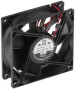 8005184120 OD8025-24MB, DC Fans DC Fan, 80x80x25mm, 24VDC, 31CFM, 0.06A, 28dBA, 2500RPM, Dual Ball, Lead Wires Hirschmann