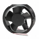 8005997528 MA1751X24B-FSR, Fan Tubeaxial 24VDC Rectangular/Rounded - 172mm L x 150mm H Ball 290.6 CFM (8.14m³/min) 2 Wire Leads Hirschmann