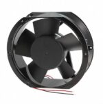 8005997528 MA1751X24B-FSR, Fan Tubeaxial 24VDC Rectangular/Rounded - 172mm L x 150mm H Ball 290.6 CFM (8.14m³/min) 2 Wire Leads Hirschmann