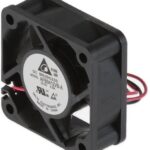 8018645046 AFB0412VB-A, DC Fans DC Tubeaxial Fan, 40x15mm, 12VDC, Ball Bearing, Lead Wires, Locked Rotor Sensor Hirschmann
