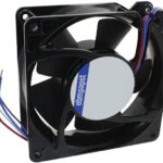 8005892924 4118N/2H7P, Fan Tubeaxial 48VDC Square - 119mm L x 119mm H Ball 294.0 CFM (8.23m³/min) 4 Wire Leads Hirschmann