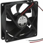 8005184146 OD9225-24HB, DC Fans DC Fan, 92x92x25mm, 24VDC, 53CFM, 0.14A, 35dBA, 2900RPM, Dual Ball, Lead Wires Hirschmann