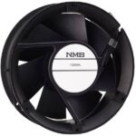 8005950734 17250VA-48R-GA-00, Fan Tubeaxial 48VDC Round - 172.7mm Dia Ball 346.1 CFM (9.69m³/min) 2 Wire Leads Hirschmann