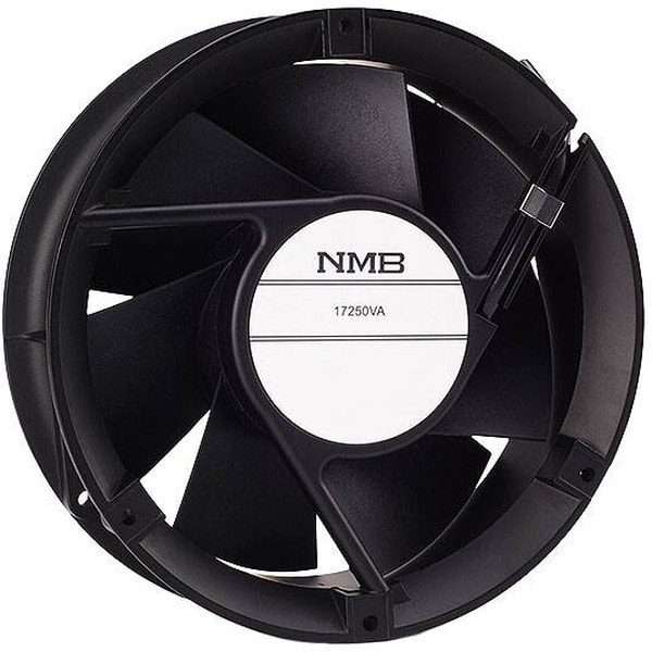 doc007787941 8005950734 17250VA-48R-GA-00, Fan Tubeaxial 48VDC Round - 172.7mm Dia Ball 346.1 CFM (9.69m³/min) 2 Wire Leads Hirschmann — изображение 1