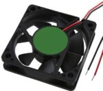 8005184069 OD6015-05HB, DC Fans DC Axial Fan, 60x60x15mm, 5VDC, 20.2CFM, 1.5W, 32.4dBA, 0.19"H2O, 2x Wire Hirschmann