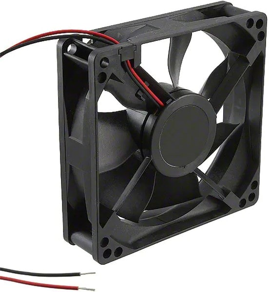 doc007788109 8006032673 3610SB-05W-B20-B00, Fan Tubeaxial 24VDC Square - 92mm L x 92mm H Ball 35.7 CFM (1.00m³/min) 2 Wire Leads Hirschmann — изображение 1
