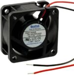 8005882202 FAD1-04020BBHW11, Fan Tubeaxial 5VDC Square - 40mm L x 40mm H Ball 8.8 CFM (0.246m³/min) 2 Wire Leads Hirschmann