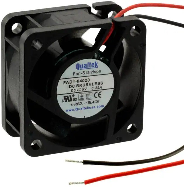 doc007788137 8006181291 FAD1-04020BBMW11, Fan Tubeaxial 5VDC Square - 40mm L x 40mm H Ball 7.7 CFM (0.216m³/min) 2 Wire Leads Hirschmann — изображение 1