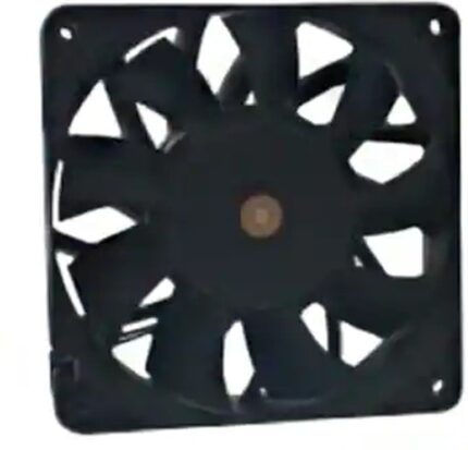 8005995594 MR1238E48B-FSR, Fan Tubeaxial 48VDC Square - 120mm L x 120mm H Ball 261.0 CFM (7.31m³/min) 2 Wire Leads Hirschmann