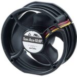 8005415540 9RF0924P1H001, DC Fans DC Axial Fan, Reversible Flow, 92x38mm Round, 24VDC, Tach/PWM Hirschmann