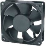 8006919478 OD1238-12HBIP69K, Fan Tubeaxial 12VDC Square - 120mm L x 120mm H Ball 123.9 CFM (3.47m³/min) 2 Wire Leads Hirschmann