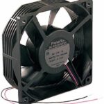 8007000879 FBL12G24M1A, Fan Tubeaxial 24VDC Square - 120mm L x 120mm H Hydro-wave (HWB) 86.5 CFM (2.42m³/min) 2 Wire Leads Hirschmann