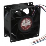 8006084491 OD8038-48HBVXC10A, Fan Tubeaxial 48VDC Square - 80mm L x 80mm H Ball 99.0 CFM (2.77m³/min) 4 Wire Leads Hirschmann