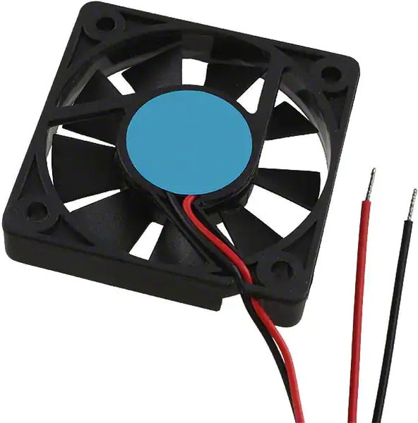 doc007788642 8005184064 OD5210-12HB, DC Fans DC Fan, 52x52x10mm, 12VDC, 12CFM, 0.14A, 36dBA, 6000RPM, Dual Ball, Lead Wires Hirschmann — изображение 1