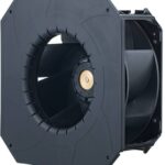 8006984948 9B1TS48P0G001, Fan Blower, Centrifugal 48VDC Square - 270mm L x 270mm H Ball 992.0 CFM (27.78m³/min) 4 Wire Leads Hirschmann