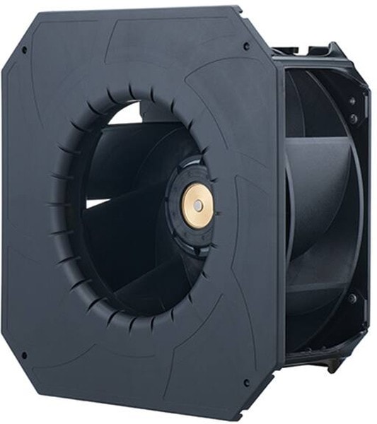 doc007788878 8006984948 9B1TS48P0G001, Fan Blower, Centrifugal 48VDC Square - 270mm L x 270mm H Ball 992.0 CFM (27.78m³/min) 4 Wire Leads Hirschmann — изображение 1