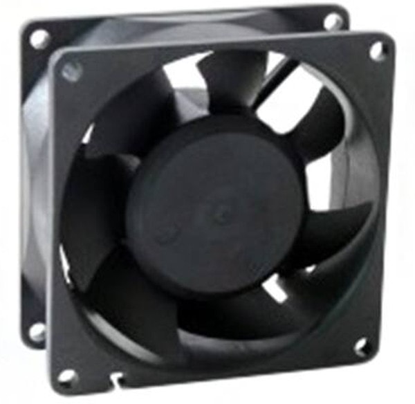doc007788894 8006690785 MR8032E24B-FSR, Fan Tubeaxial 24VDC Square - 80mm L x 80mm H Ball 79.0 CFM (2.21m³/min) 2 Wire Leads Hirschmann — изображение 1