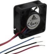 8004746698 AFB0412HB-F00, DC Fans DC Tubeaxial Fan, 40x15mm, 12VDC, Ball Bearing, 3x Lead Wires, Tachometer Hirschmann — изображение 2