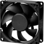 8005755012 PF80251V3-1000U-F99, Fan Tubeaxial 12VDC Square - 80mm L x 80mm H Vapo-Bearing™ 53.0 CFM (1.48m³/min) 3 Wire Leads Hirschmann