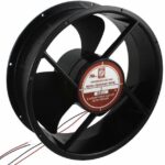 8005952130 OD254AP-48HB, Fan Tubeaxial 48VDC Round - 254mm Dia Ball 850.0 CFM (23.80m³/min) 2 Wire Leads Hirschmann
