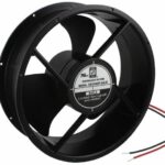 8005184018 OD254AP-24LB, DC Fans DC Fan, 254x89mm Round, 24VDC, 550CFM, 0.97A, 39dBA, 1650RPM, Dual Ball, Leads Hirschmann