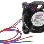 8005915377 G4010L24B-RSR, Fan Tubeaxial 24VDC Square - 40mm L x 40mm H Ball 6.0 CFM (0.168m³/min) 2 Wire Leads Hirschmann