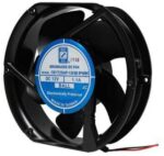 8007010157 OD172SAP-48HBIP69K, Fan Tubeaxial 48VDC Rectangular/Rounded - 172mm L x 150mm H Ball 235.0 CFM (6.58m³/min) 2 Wire Leads Hirschmann