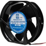 8007010157 OD172SAP-48HBIP69K, Fan Tubeaxial 48VDC Rectangular/Rounded - 172mm L x 150mm H Ball 235.0 CFM (6.58m³/min) 2 Wire Leads Hirschmann