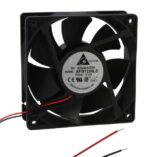 8004746885 AFB1224LE, DC Fans DC Tubeaxial Fan, 120x38mm, 24VDC, Ball Bearing, Lead Wires Hirschmann