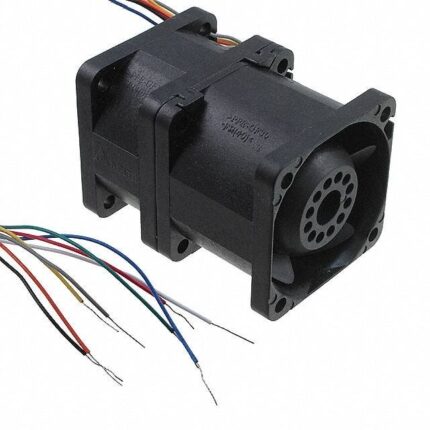 8005947719 GFM0412SS-DE1PB7Q, Fan Tubeaxial (Dual) 12VDC Square - 40mm L x 40mm H Ball 21.6 CFM (0.605m³/min) 4 Wire Leads per Fan Hirschmann