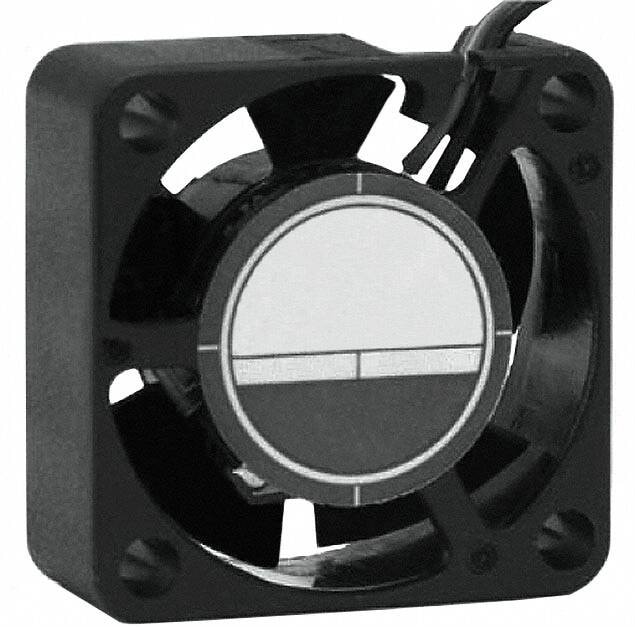 doc007789365 8005907670 OD2510-12LB, Fan Tubeaxial 12VDC Square - 25mm L x 25mm H Ball 1.8 CFM (0.050m³/min) 2 Wire Leads Hirschmann — изображение 1