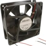 8006467735 4715KL-05W-B10-E00, Fan Tubeaxial 24VDC Square - 119mm L x 119mm H Ball 83.6 CFM (2.34m³/min) 2 Wire Leads Hirschmann