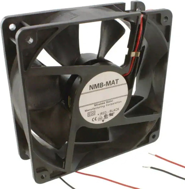 doc007789431 8006467735 4715KL-05W-B10-E00, Fan Tubeaxial 24VDC Square - 119mm L x 119mm H Ball 83.6 CFM (2.34m³/min) 2 Wire Leads Hirschmann — изображение 1
