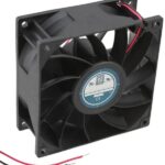 8005184155 OD9238-24HB, DC Fans DC Fan, 92x92x38mm, 24VDC, 90CFM, 0.28A, 50dBA, 4000RPM, Dual Ball, 2x Leads Hirschmann