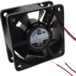 8005184088 OD6025-24HHB, DC Fans DC Fan, 60x60x25mm, 24VDC, 28CFM, Ball, 2x Lead Wires 24AWG, Salt Fog Hirschmann