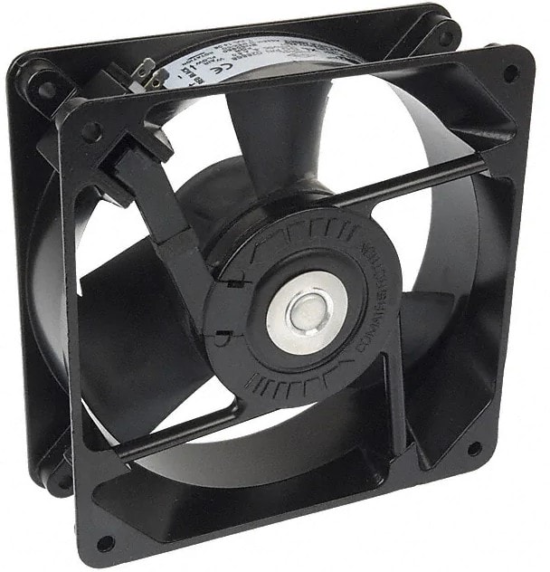 doc007789571 8006095763 19028868A, Fan Tubeaxial 12VDC Square - 119.13mm L x 119.13mm H Ball 110.0 CFM (3.08m³/min) 2 Terminals Hirschmann — изображение 1