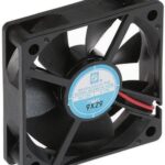 8005493925 OD6015-12HB, DC Fans DC Axial Fan, 60x60x15mm, 12VDC, 20.2CFM, 2.2W, 32.4dBA, 0.19"H2O, 2x Wire Hirschmann